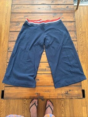 Vintage 2005 - lululemon athletica Navy Cropped Wide-Leg below the knee